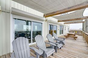 Ocean-view Surfside Home w/ Boardwalk to Beach!