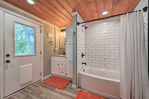 Updated Oak Island Getaway Near Fishing Dock!