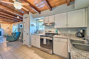 Updated Oak Island Getaway Near Fishing Dock!