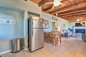 Updated Oak Island Getaway Near Fishing Dock!