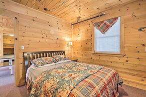 Quiet Waterfront Cabin w/ Dock, Game Room, Hot Tub