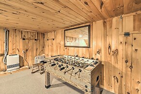 Quiet Waterfront Cabin w/ Dock, Game Room, Hot Tub