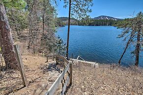Quiet Waterfront Cabin w/ Dock, Game Room, Hot Tub