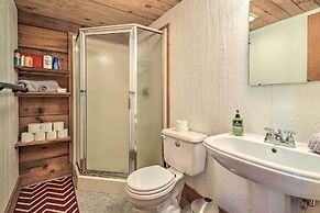 Deck + Game Room: Lakefront Landrum Cabin!