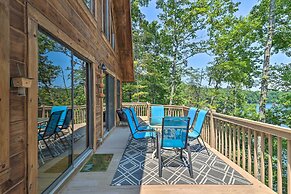 Deck + Game Room: Lakefront Landrum Cabin!