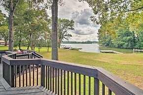 Serene Lakefront Home w/ Grills & Boat Dock!