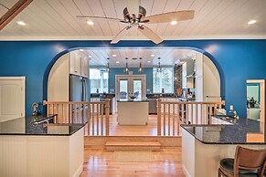 Dock, Game Room: Lakefront Villa in Saylorsburg!