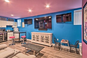 Dock, Game Room: Lakefront Villa in Saylorsburg!