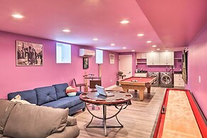 Dock, Game Room: Lakefront Villa in Saylorsburg!