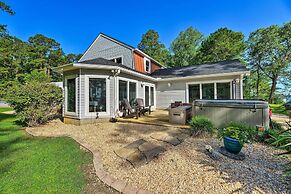 Bayfront Blounts Creek Home: Private Beach + Dock!