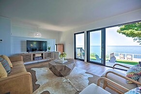 Modern Lake Michigan Home With 3 Lakefront Decks!