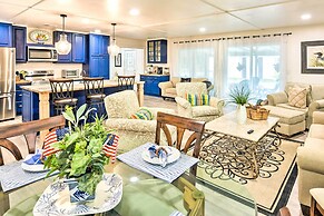 Bright Beaufort Home w/ Porch & Fire Pit!
