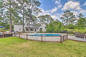 Peaceful Southern Pines Home w/ Pool + Yard!