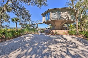 Ocean-view Treetop Escape w/ Fire Pit!