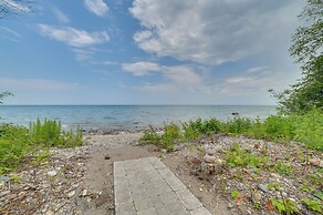 Cheboygan Getaway w/ Fire Pit & Lake Access!