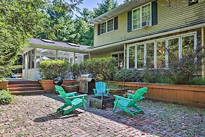 Charming Saylorsburg Retreat w/ Game Room & Patio!