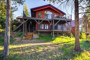 Hot Tub & Mtn Views: Waterfront Grand Lake Cabin!