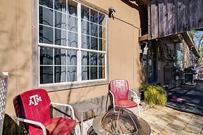 College Station Getaway w/ Hot Tub & Courtyard!