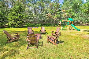 Walk to Wolf Run Lake: Cottage w/ Furnished Deck