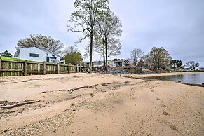 Waterfront Cottage w/ Private Beach + Deck!