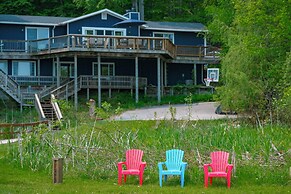 Waterfront Deck + Dock: Torch Lake Home!