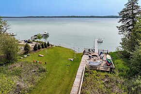 Waterfront Deck + Dock: Torch Lake Home!