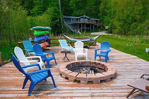 Waterfront Deck + Dock: Torch Lake Home!