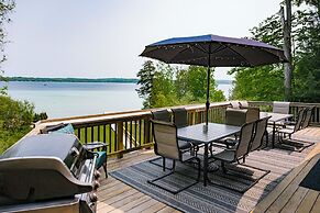 Waterfront Deck + Dock: Torch Lake Home!