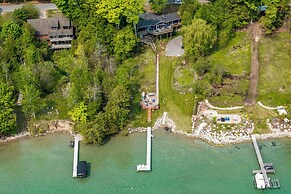 Waterfront Deck + Dock: Torch Lake Home!