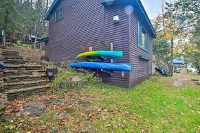 Pet-friendly Adirondack Cabin w/ On-site Lake