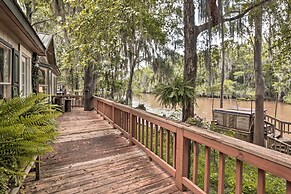 Waterfront Karnack Home w/ Boathouse & Deck!
