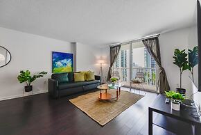 Pool view from Exclusive Brickell Condo