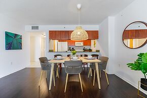 Pool view from Exclusive Brickell Condo