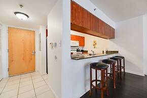 Pool view from Exclusive Brickell Condo