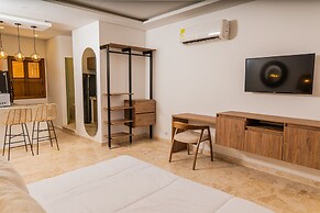 Dm-qs1 Studio Room In Getsemani With Pool and Wifi