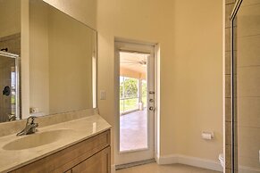 Screened Patio: Canal-front Cape Coral Home