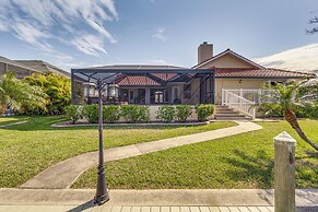 Luxe Waterfront Oasis w/ Dock, Heated Pool & Spa!