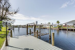 Luxe Waterfront Oasis w/ Dock, Heated Pool & Spa!