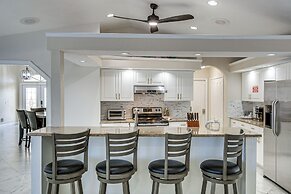 Luxe Waterfront Oasis w/ Dock, Heated Pool & Spa!