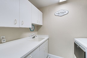 Luxe Waterfront Oasis w/ Dock, Heated Pool & Spa!