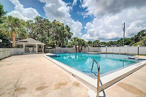 Old Florida Setting w/ Kayaks & Fishing Poles