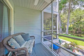 Old Florida Setting w/ Kayaks & Fishing Poles