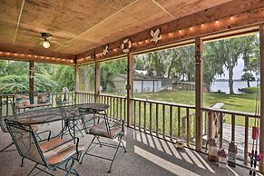 'pirate Cove' Home in Welaka: Dock & River Access!