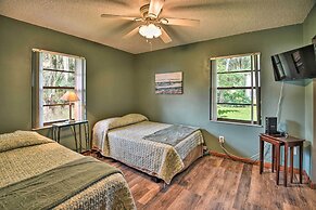 'pirate Cove' Home in Welaka: Dock & River Access!