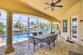3 Mi to Downtown Cape Coral: Canal-front Villa