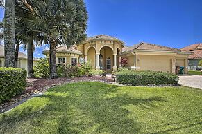 3 Mi to Downtown Cape Coral: Canal-front Villa