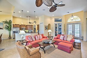 3 Mi to Downtown Cape Coral: Canal-front Villa