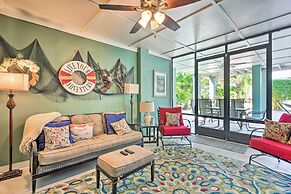 Steps to Ocean & Bay: Bradenton Beach Townhome!