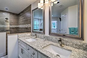 Chic Cocoa Beach Oasis w/ Pool - Steps to Shore!