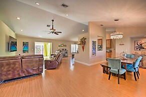 House w/ Heated Pool & Grill - Walk to Beach!